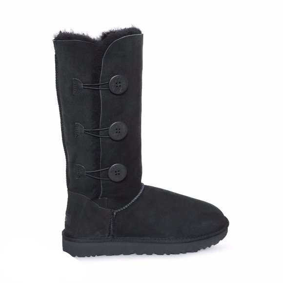 UGG Bailey Button Triplet II Black Boots